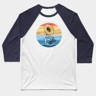 Sousaphone Music Notation Sousaphonist Brass Musician Baseball T-Shirt